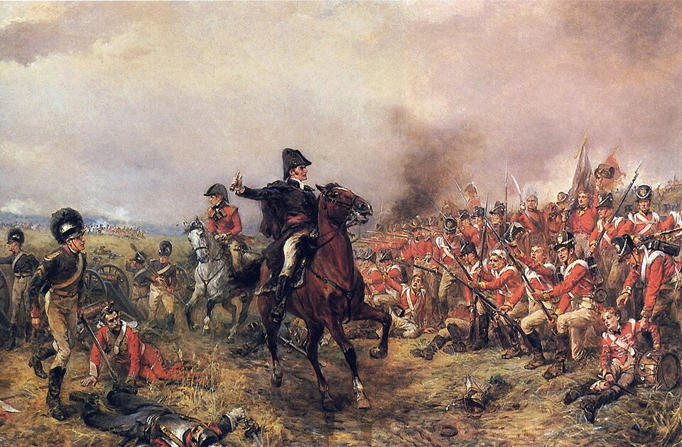 File:Wellington at Waterloo Hillingford.jpg